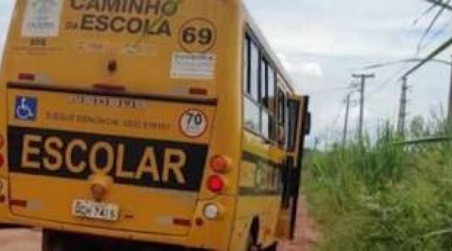 VÍDEO: Motorista é preso por levar drogas em ônibus escolar com crianças em MT.