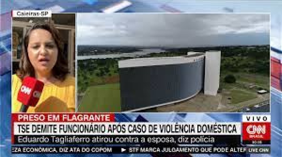 VÍDEO: Assessor-chefe do TSE é preso por violência doméstica e exonerado de cargo | LIVE CNN