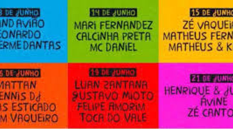 Confira todas as atrações nacionais e datas dos shows gratuitos no São João do Maranhão