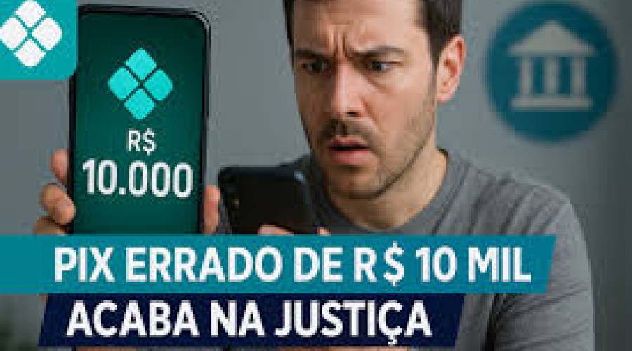 Homem transfere R$ 10 mil por engano via Pix, tenta reaver o valor e descobre que a recebedora usou o dinheiro, alegou desemprego, bloqueou seus contatos e alterou o perfil nas redes sociais para evitar identificação; o banco foi isento de responsabi