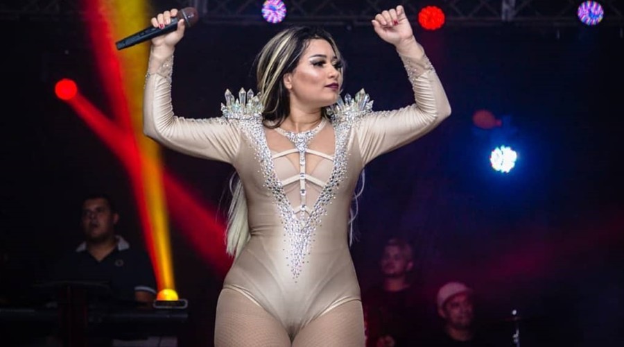 Assista os 3 Vídeos: MARANHÃO - Cantora é surpreendida no show por homem que tenta enfiar a mão nas suas partes íntimas, veja o vídeo