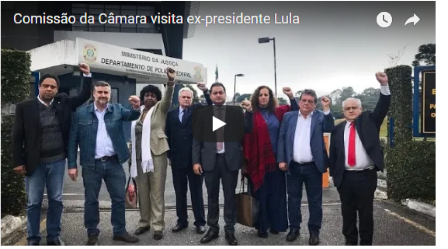 Vídeo do dia: Weverton é o primeiro maranhense a visitar a Lula…