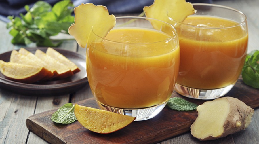 Suco de manga com gengibre emagrece Além de sabor, certos sucos oferecem vantagens para a saúde do corpo Postado por Robson Merieverton