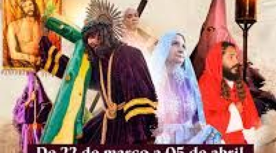 Caxias - Semana Santa programação de hoje até dia 5 de abril
