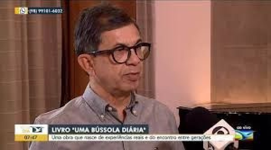 O escritor João Franco Neto lança nesta quinta-feira em São Luís, seu livro “Uma Bússola Diária”