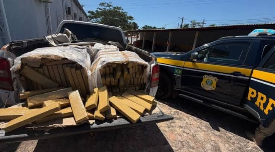 Dois homens são presos com 355 kg de maconha na BR-135, em Peritoró