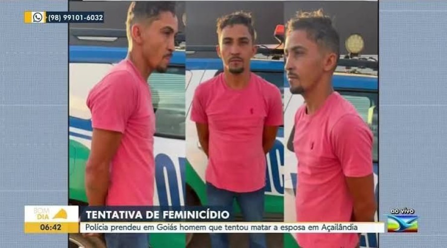 Açailândia: Suspeito de tentar matar mulher com facada na nuca no Maranhão é preso em Goiás