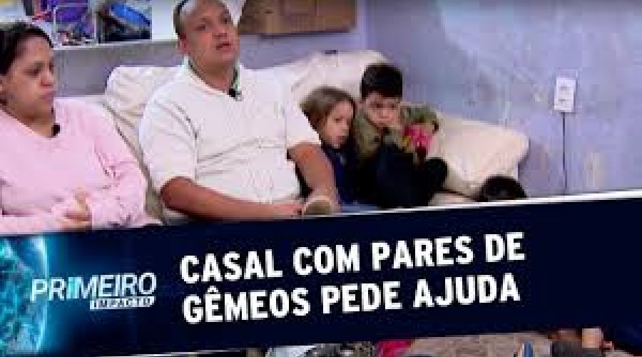 Emocionante - Assista ao Vídeo: CASAL COM TRÊS PARES DE GÊMEOS PEDE AJUDA