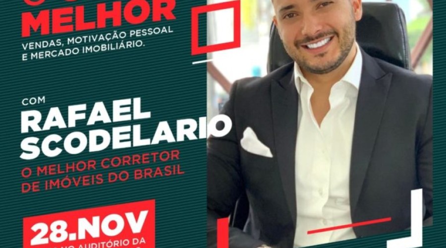 Caxias receberá o melhor corretor do Brasil que ensina como aproveitar as oportunidades do mercado imobiliário