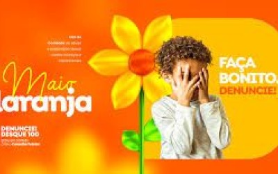 Campanha Maio Laranja reforça combate ao abuso infantil