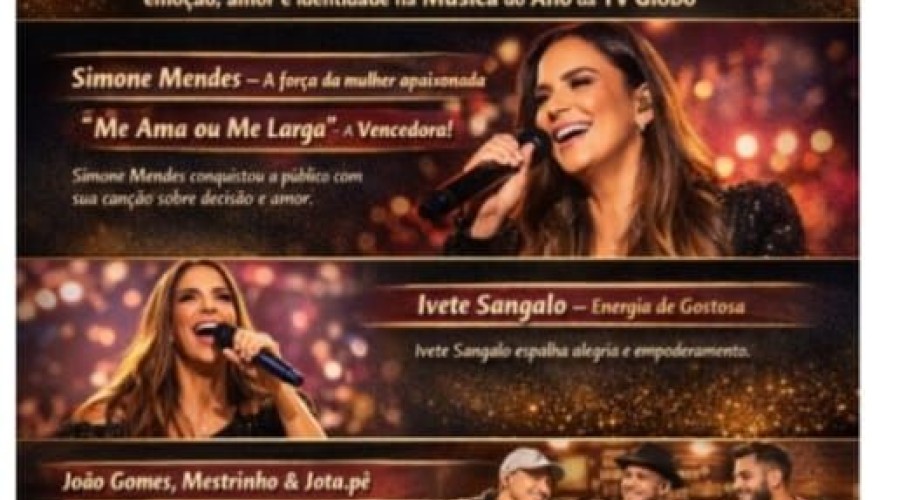 A Canção que Tocou o Brasil: emoção, amor e identidade na Música do Ano da TV Globo”