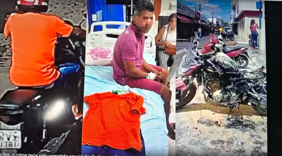 Homem ateia fogo em moto de ex-mulher após pedido de medida protetiva contra ele