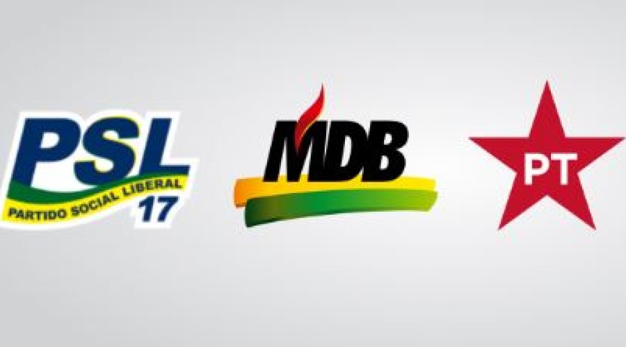 PT, PSL e MDB: gigantes com perspectiva baixíssima na eleição de São Luís