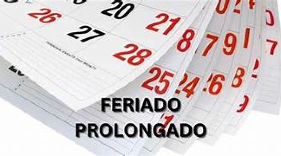 Próximo feriado prolongado  acontece em abril; confira as datas : sexta, sábado, domingo e segunda