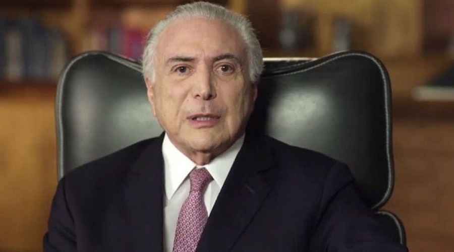SILVÉRIO DOS REIS, TEMER SE COMPARA A TIRADENTES