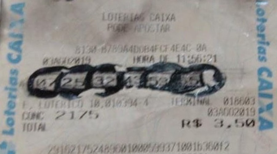 ESPERTA - Uma jovem de 19 anos falsifica bilhete da Mega-Sena e tenta retirar o premio em MT