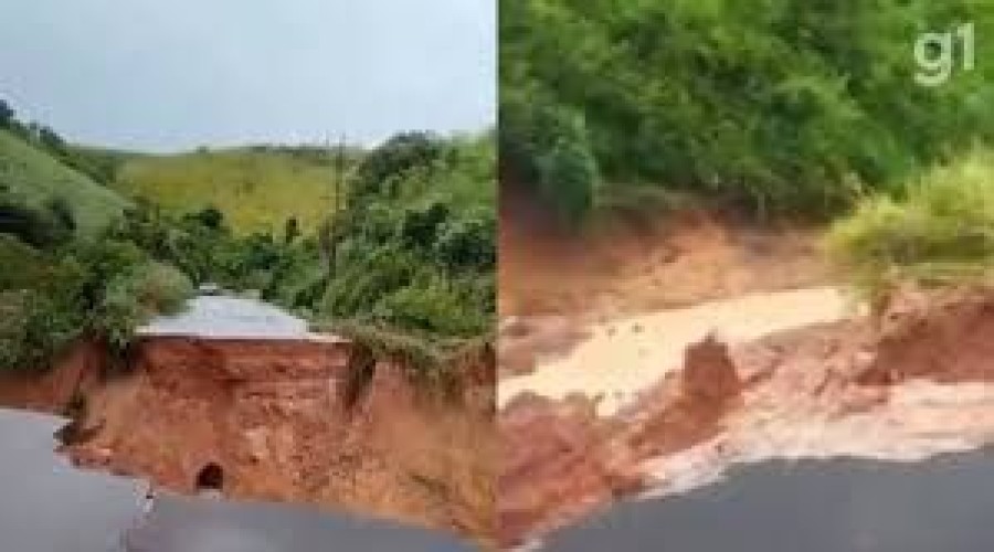 Lagoa Grande do Maranhão e Lago da Pedra - Fortes chuvas rompem parte da MA-245 e interrompem tráfego