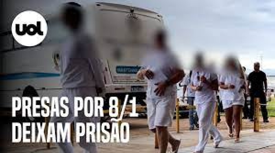 Vídeo: Após soltura, presas por 8/1 são aplaudidas e falam em 'aprendizado'