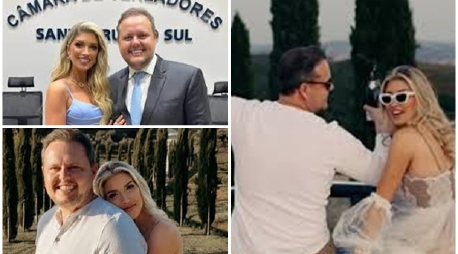 Deputado dá emenda de R$ 1,3 milhão à noiva vereadora: “Presente”