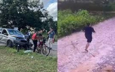 Vídeos flagram suspeito fugindo após atropelar e matar mulher na BR-226 em Timon
