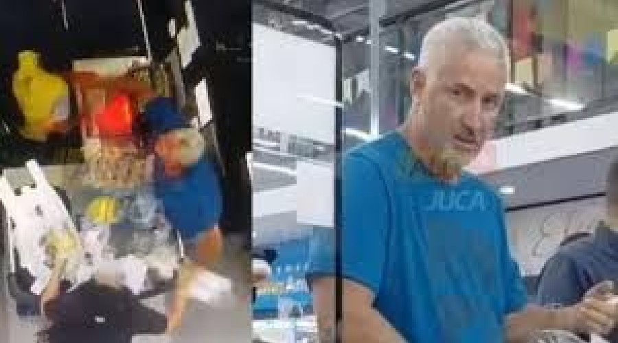 Vídeo: Homem agride funcionária com tapa no rosto após discussão no caixa