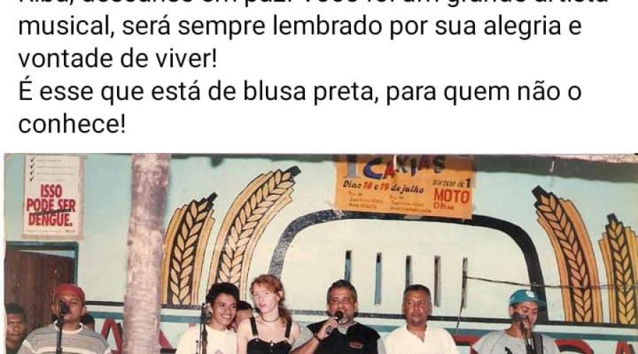 Riba do Conjunto Art Mania morre de Covid19