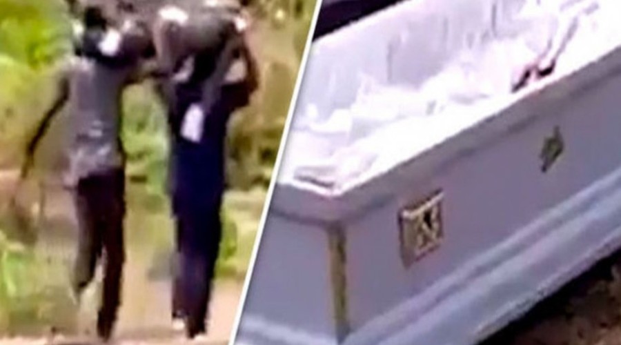 Homem rouba carro funerário com caixão dentro