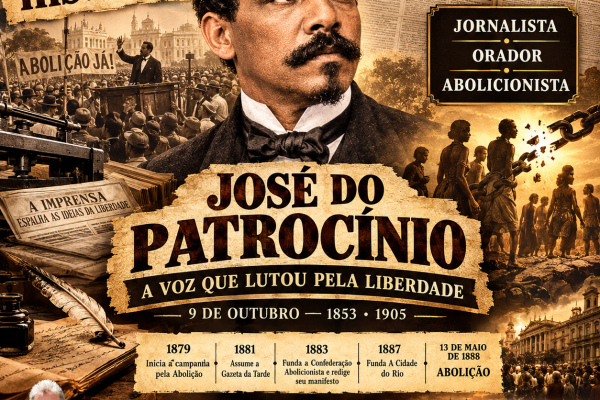 Neste 9 de outubro, o Brasil reverencia a memória de José do Patrocínio: a voz que fez da palavra uma arma pela liberdade