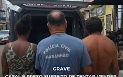 Arari: Casal é preso suspeito de tentar vender bebê por R$ 100