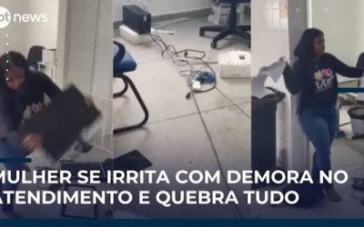 Vídeo: Mulher é presa após quebrar equipamentos e agredir funcionários em hospital