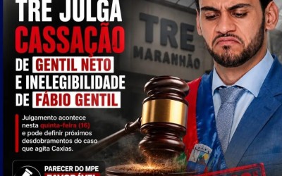 O Tribunal Regional Eleitoral (TRE) pautou para esta quinta-feira (16) o julgamento do processo que cassou o mandato do prefeito de Caxias, Gentil Neto, e declarou o ex-prefeito Fábio Gentil inelegível.