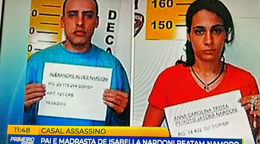 Vídeo - Casal assassino: Pai e madrasta que mataram a filha voltam a namorar, mãe de Isabella Nardoni fala ao SBT