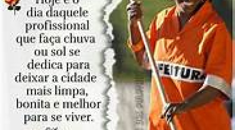 HOJE: Dia do Gari: Ganham folga - DF não terá coleta de lixo nesta 6ª. Saiba o que vão fazer - E Caxias vai ter homenagem aos garis ?
