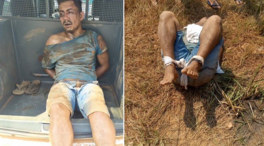 Assista ao Vídeo: Homem é amarrado e espancado por populares após perseguir mãe e filho