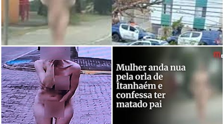 Mulher encontrada nua que confessou matar pai é presa preventivamente