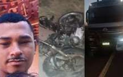 Motociclista morre após bater de frente com carreta na BR-222, em Buriticupu
