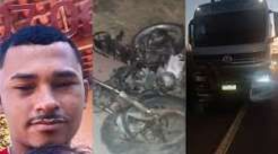 Motociclista morre após bater de frente com carreta na BR-222, em Buriticupu