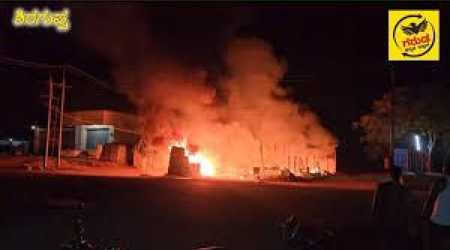 Vídeo: Incêndio atinge pizzaria em Bacabal na noite de ontem