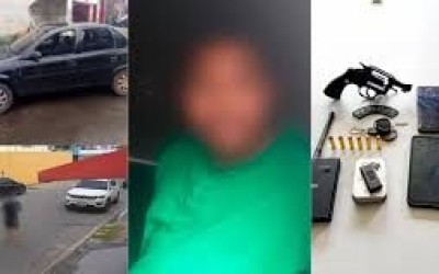 Câmeras ajudam polícia a apreender carro usado para roubar clientes de loja de cookies; motorista é preso