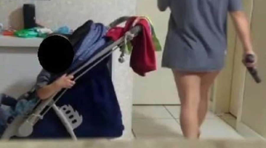 Assista ao Vídeo: Babá é flagrada na cama com o marido da sua patroa e o “tiro come solto”