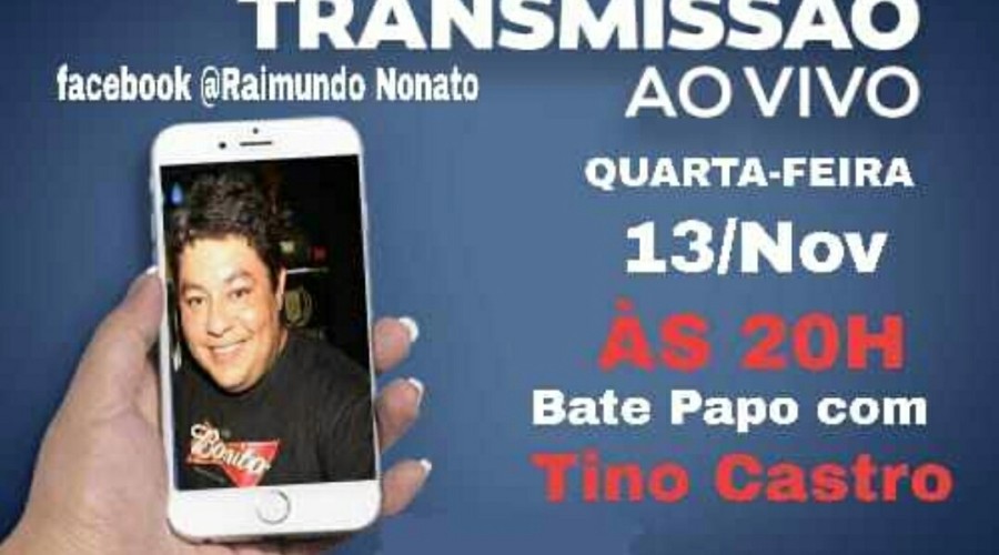 Caxias: Pré-candidato a prefeito Tino Castro será entrevistado nesta quarta-feira