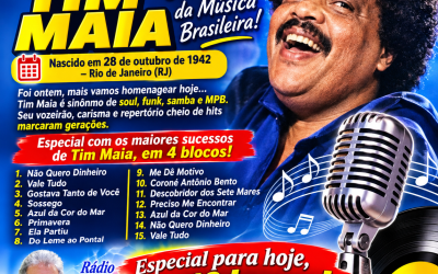 Raízes da História: (Aniversário 28/10) - TIM MAIA: O GIGANTE DA MÚSICA BRASILEIRA