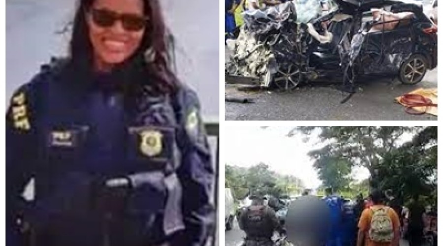 Corpo de policial rodoviária federal que morreu após ficar presa nas ferragens de carro é enterrado na BA