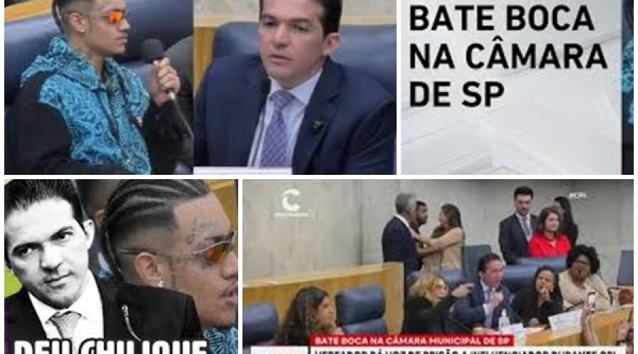 Gritos e Confusão: Vereador  ameaça dar voz de prisão ao influenciador Chavoso da USP na CPI dos pancadões em SP