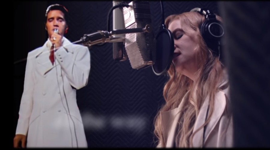Lisa Presley, filha de Elvis Presley, grava dueto póstumo com o pai para álbum gospel
