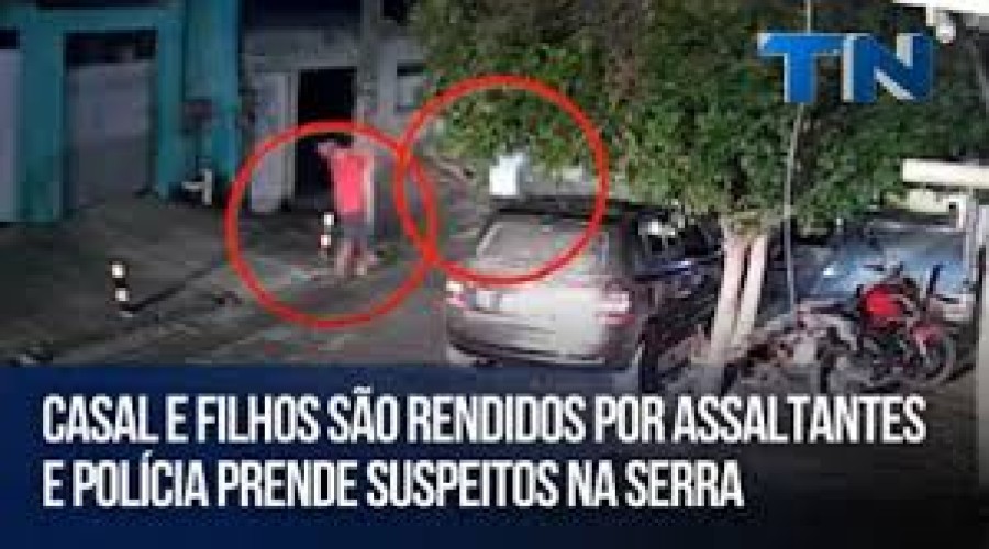 Vídeo: Criminosos são presos após renderem casal e crianças