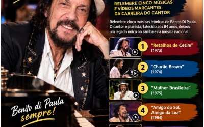 Benito di Paula: relembre cinco músicas e vídeos marcantes da carreira do cantor