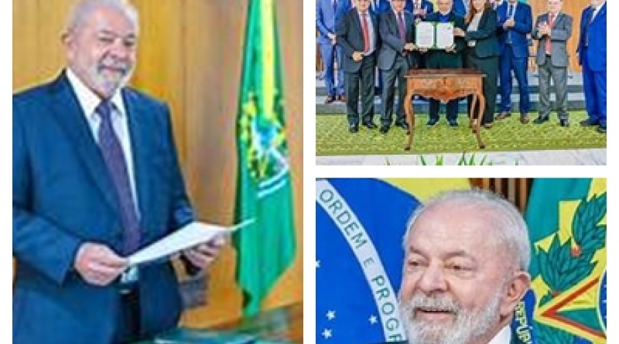 Lula sanciona lei que aumenta o salário mínimo e amplia a isenção do Imposto de Renda