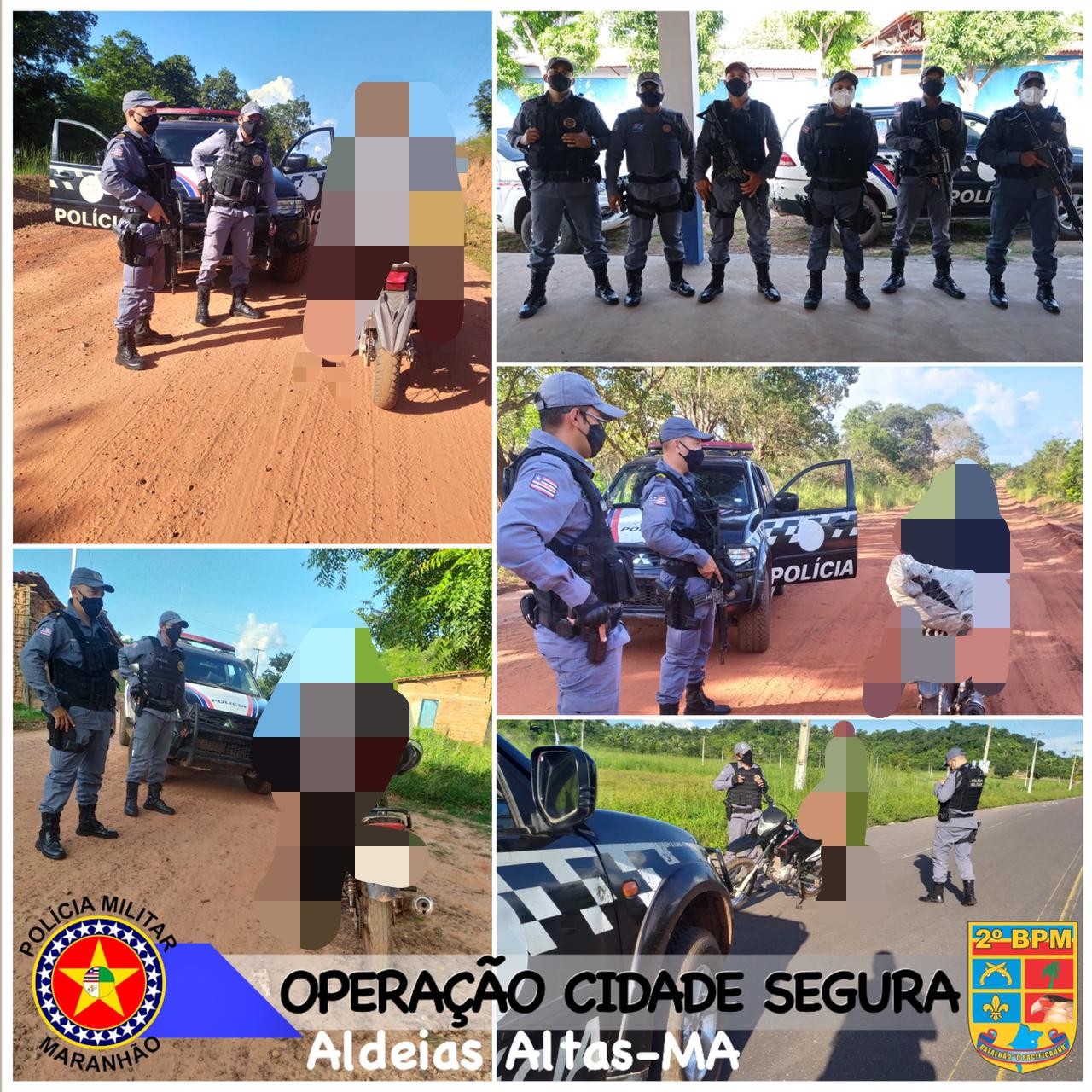 Polícia Militar deflagra Operação Cidade Segura em Aldeias Altas