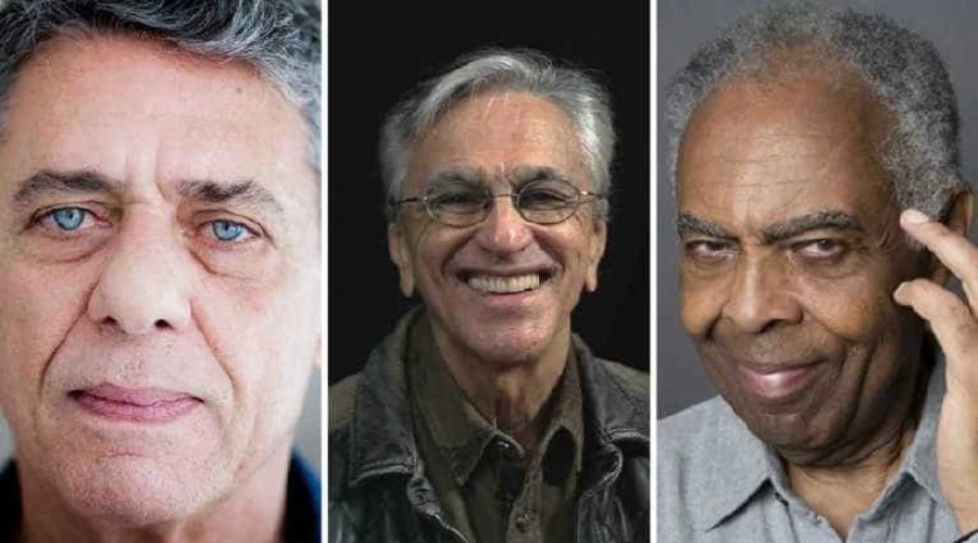 Chico, Caetano e Gil assinam manifesto contra Bolsonaro
